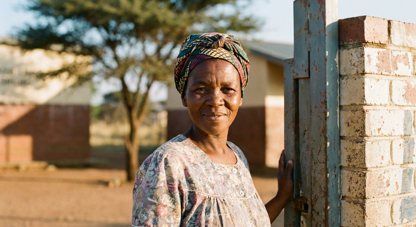 Portrait of Mrs Mokhoele, mother of Kagiso