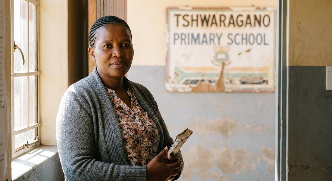 Portrait of Ms Sithole, aunt and primary caregiver