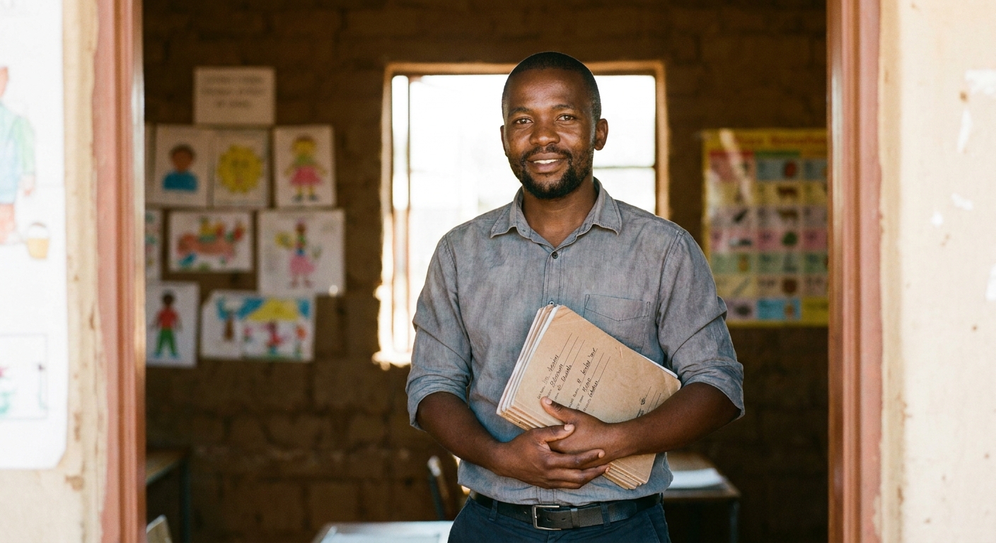 Mr Sipho Dlamini, Grade 3 class teacher